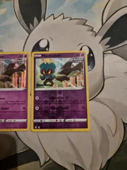 Pokemon Card Marshadow 080/203 Evolving Skies Holo Rare & Reverse Bundle Set - Image 3