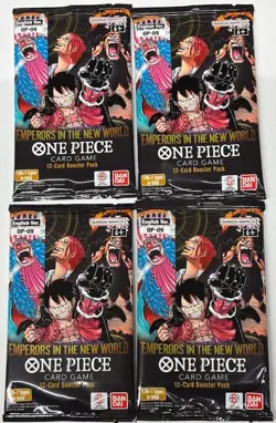 Emperors OF the New World Booster Pack One Piece Card Game OP09 English OP9 X4 - Image 1