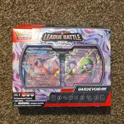 Pokemon TCG League Battle Deck Gardevoir ex Foil Cards Deck Box Damage Dice - Image 1