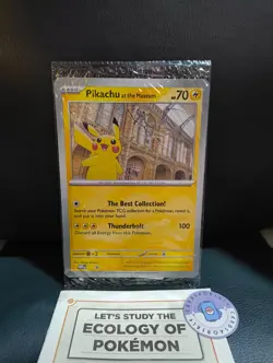 SEALED Pikachu at the Museum | Natural History Museum Promo Card | UK Exclusive - Image 1
