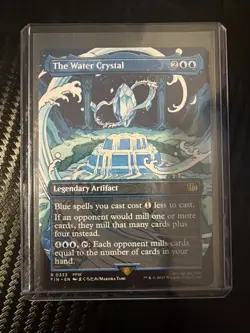 The Water Crystal – Borderless – Final Fantasy Universes Beyond – MTG – NM - Image 1