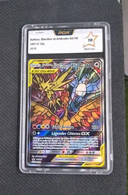 Carte Pokemon Sulfura Electhor et Artikodin GX FA SM210 PROMO SL FR PCA 10 🇨🇵 - Image 1