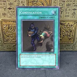 Yugioh Confiscation MRL-038 Super Rare Original Print LP - Image 1