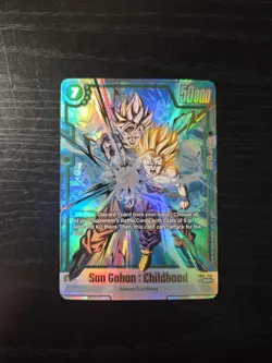 Dragon Ball Super Fusion World Son Gohan : Childhood SCR Alternate Art FB01-140 - Image 1