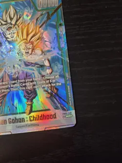 Dragon Ball Super Fusion World Son Gohan : Childhood SCR Alternate Art FB01-140 - Image 5