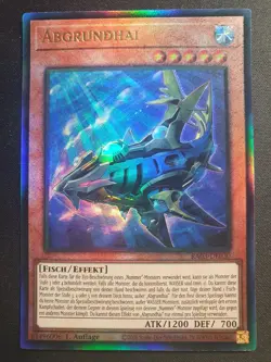 Yu-Gi-Oh! RA03-DE030 Abgrundhai Ultimate Rare NM 1st - Image 1