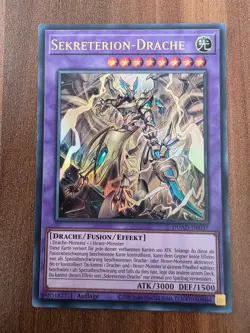 Yu-Gi-Oh! DUAD-DE037 Sekreterion-Drache Ultra Rare NM 1st - Image 1