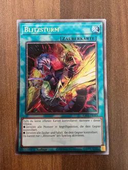 Yu-Gi-Oh! RA04-DE094 Blitzsturm 25th QCSR NM 1st - Image 1