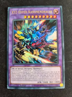 Yu-Gi-Oh! MZTM-DE021 XYZ-Hyper-Kanonendrache Ultra Rare NM 1st - Image 1