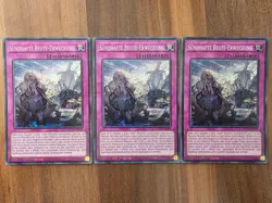 3x Yu-Gi-Oh! SUDA-DE069 Sundhafte Beute-Erweckung Super Rare NM 1st - Image 1