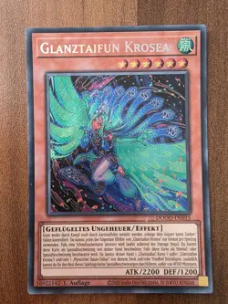 Yu-Gi-Oh! DOOD-DE015 Glanztaifun Krosea Secret Rare NM 1st - Image 1