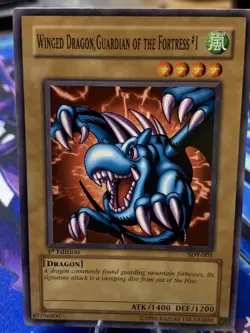 Winged Dragon, Guardian of the Fortress #1 YGLD-ENA10 King of Games 1st Edition - Image 1