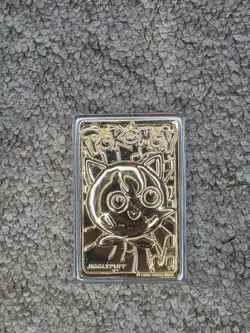 Pokemon Jigglypuff 23K Gold Plated Trading Card 1999 Burger King Limited Edition - Image 3