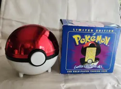 1999 BURGER KING LIMITED EDITION 23K GOLD-PLATED POKEMON TRADING CARD JIGGLYPUFF - Image 2