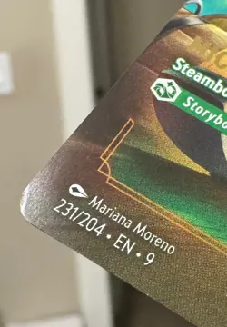 Mickey Mouse - Steamboat Pilot (Enchanted) 231/204 Fabled Holo Disney Lorcana LP - Image 3