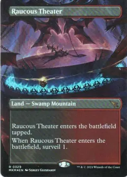 MTG: Murders at Karlov Manor: Foil Borderless Raucous Theater: LP Condition - Image 1