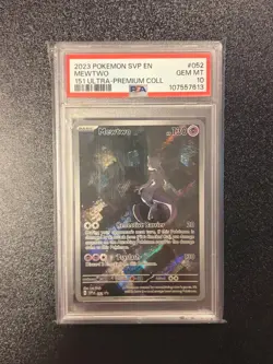 PSA 10 GEM MINT Mewtwo 052 Sv: Scarlet & Violet Promo Cards Holo - Image 1