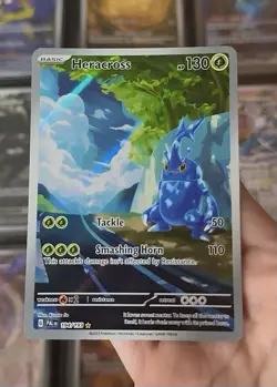Pokemon TCG Heracross 194/193 Illustration Rare Card Paldea Evolved (EN) - Image 4