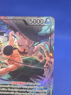 One Piece Legacy of the Master Roronoa Zoro OP12-020 Alternate Alt Art Leader NM - Image 4