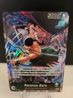 One Piece: Roronoa Zoro OP12-020 Alt Art Legacy of the Master NM - Image 1