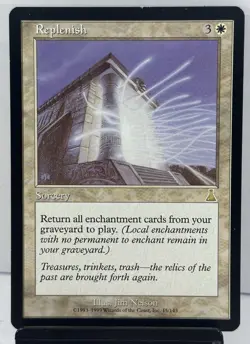Replenish Urza's Destiny Regular LP Condition Magic The Gathering MTG - Image 1