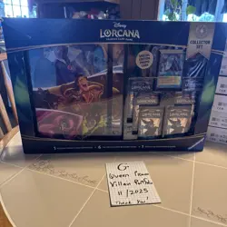Disney Lorcana TCG First Chapter Costco Collector Set New Sealed The Queen Promo - Image 1