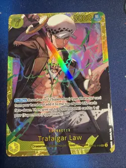 One Piece CCG Trafalgar Law Royal Blood Foil Card OP10-119 - Image 1