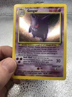 Gengar Legendary Collection Holo Rare Card 11/110 Pokemon 2002 TCG LP - Image 2