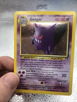 Gengar Legendary Collection Holo Rare Card 11/110 Pokemon 2002 TCG LP - Image 5