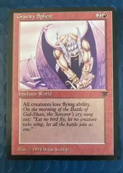 The Gathering Legends Set Gravity Sphere NM Magic: The Gathering - Image 1