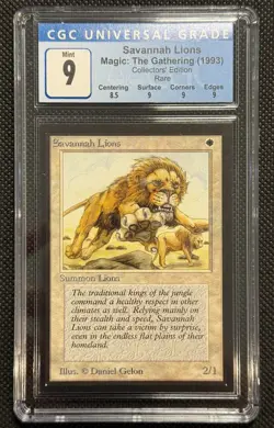 MTG SAVANNAH LIONS Collectors Edition CGC 9 MINT 🔥 - Image 1