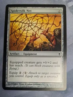 MTG Spidersilk Net Zendikar 206 Regular Common Near Mint NM - Image 1