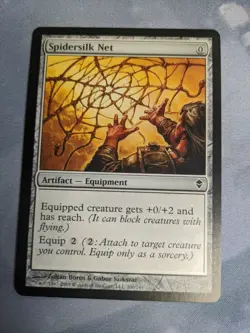 MTG Spidersilk Net Zendikar 206 Regular Common Near Mint NM - Image 5