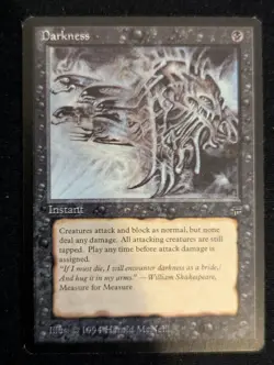 Darkness - Legends - NM - Magic the Gathering - MTG - Black - Image 1