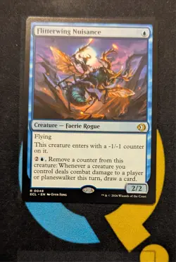 Flitterwing Nuisance Rare ECL 048 Lorwyn Eclipsed MTG - Image 1