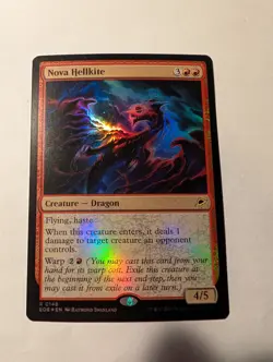 Nova Hellkite #148 EOE R (FOIL) - MTG Edge Of Eternities - Image 1