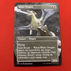 White Dragon (Borderless) Adventures in the Forgotten Realms Regular - Image 1