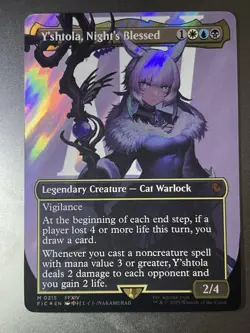 MTG Magic The Gathering Y'shtola, Night's Blessed Borderless Foil FFXIV - Image 1