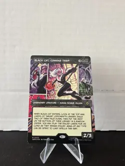 MTG - Black Cat, Cunning Thief (FOIL) - Spiderman (SPM) - Image 1