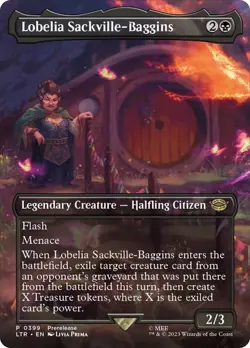 MTG - Lobelia Sackville-Baggins - Borderless - Lord of the Rings - Magic - Image 1