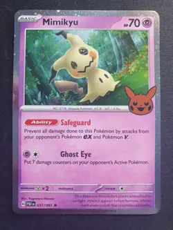 Pokemon 037/091 Mimikyu Holo Promo Trick or Trade NM EN - Image 1