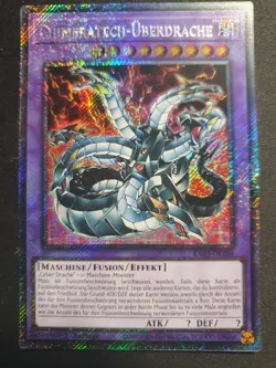 Yu-Gi-Oh! RA03-DE166 Chimeratech-Uberdrache Platinum SecR NM 1st - Image 1