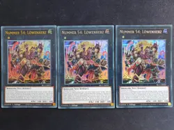 3x Yu-Gi-Oh! BLC1-DE037 Nummer 54: Lowenherz Ultra Rare NM 1st - Image 1