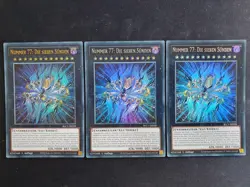 3x Yu-Gi-Oh! BLC1-DE038 Nummer 77: Die sieben Sunden Ultra Rare NM 1st - Image 1