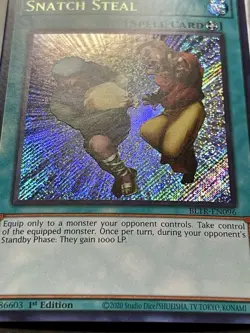 3x Snatch Steal | Secret Rares | BLTR-EN096 | NM | 1st Editions | YuGiOh! - Image 4