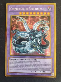 Yu-Gi-Oh! PGLD-DE056 Chimeratech-Uberdrache Gold Rare NM 1st - Image 1
