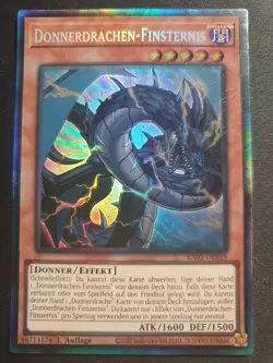 Yu-Gi-Oh! RA03-DE018 Donnerdrachen-Finsternis Collectors Rare NM 1st - Image 1