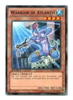 Warrior of Atlantis - SDRE-EN013 1st Edition - YuGiOh-LP - Image 1
