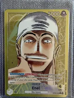 Enel OP05-098 Alt Art Leader One Piece Card Game English - Image 1