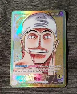 Enel OP05-098 Alt Art Leader One Piece Card Game ENGLISH N. Mint/Mint Condition - Image 1